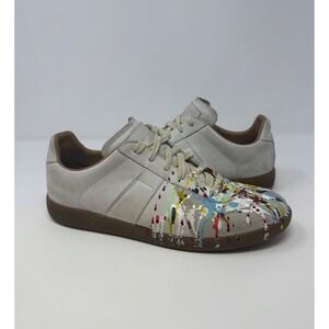 Maison Margiela Paint Splatter Replica GAT White Size 9 US 42 EU